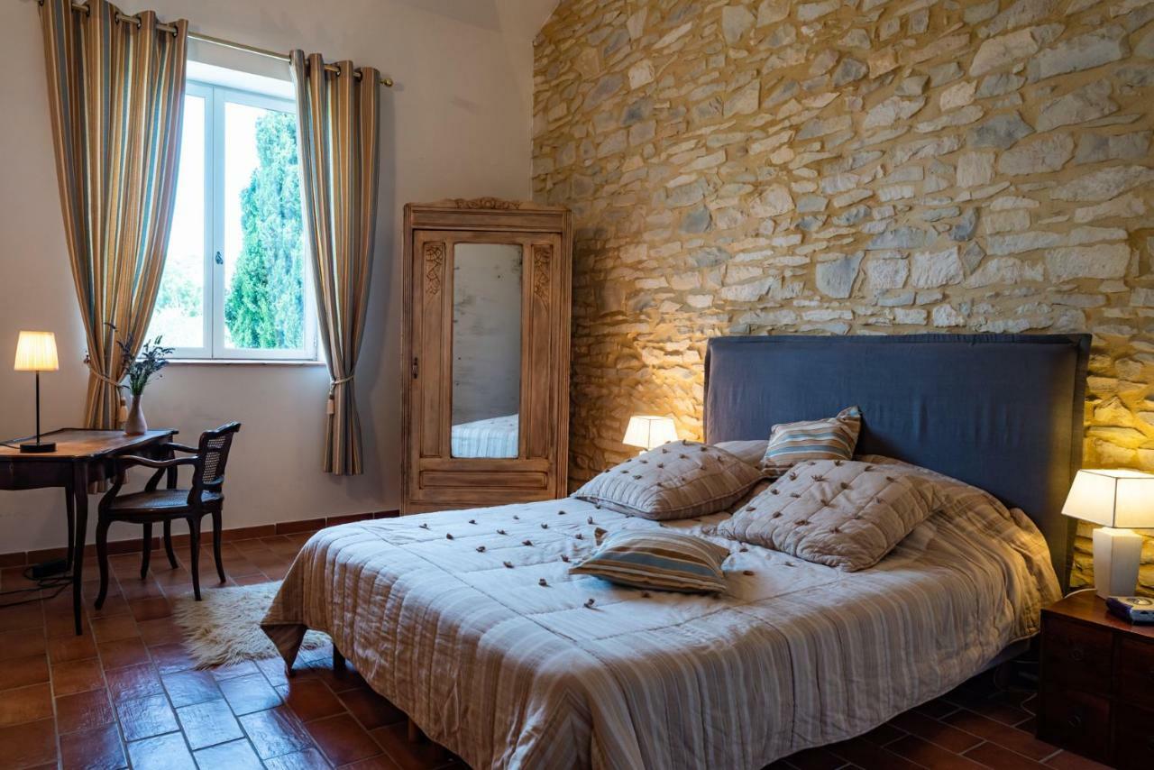 Bed and Breakfast Mas De L'Arrivette Saint-Geniès-de-Comolas Exterior foto